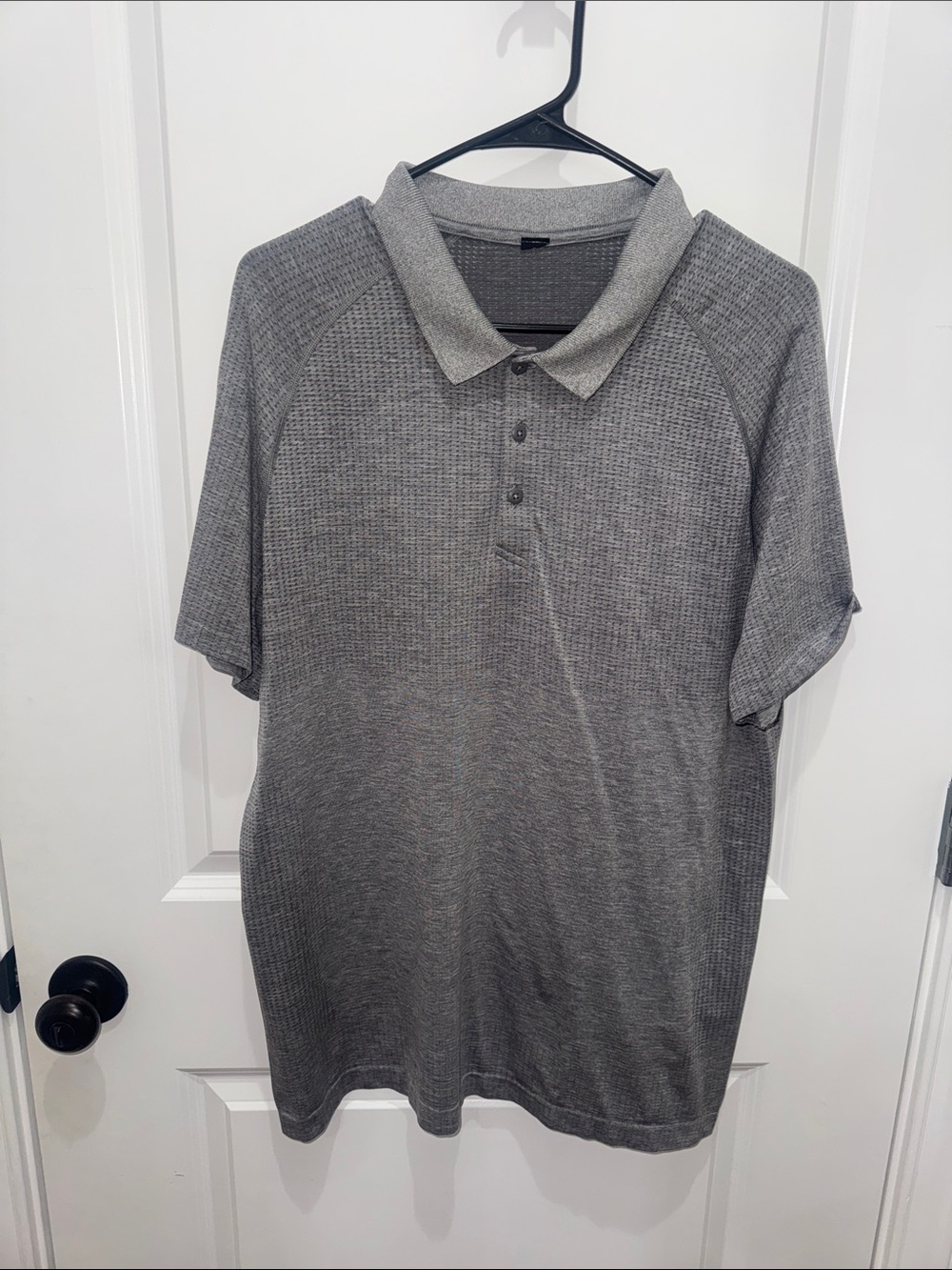 lululemon athletica Men's Heather Gray Polo